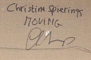 Christine Spierings - Olieverf op doek, Moving (Groot) kopen? Bied vanaf 1!