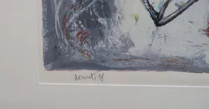 Jacques Doucet - Abstracte Compositie (Groot werk!) kopen? Bied vanaf 75!