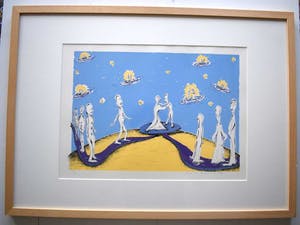 Yvonne van Ravenswoud - Zeefdruk, Ingelijst kopen? Bied vanaf 35!