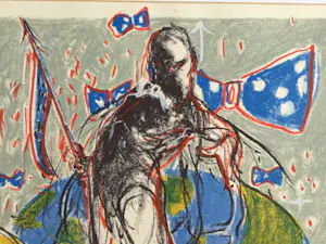 Henny van der Vegt - z.t. | kleuren litho - ingelijst kopen? Bied vanaf 39!