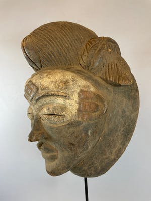Punu - 211028 - African mask from the Punu - Gabon. kopen? Bied vanaf 45!