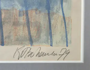 Kees van Bohemen - Vrouw tussen de gordijnen. kopen? Bied vanaf 199!