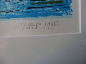 Hans Wap - Zeefdruk. Titel, "Cargo". kopen? Bied vanaf 45!