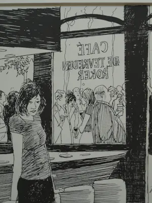 Peter van Straaten - Zeefdruk – ‘Café De Tevreden Roker’ kopen? Bied vanaf 50!