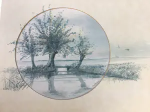 Albertus Wieringa - Polderlandschap. kopen? Bied vanaf 20!