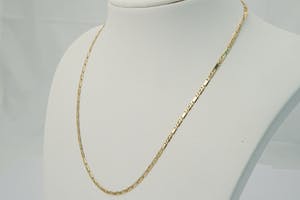 2518 - Elegant  - klein model - 14 karaats geel-gouden zg. "Anker" collier kopen? Bied vanaf 120!