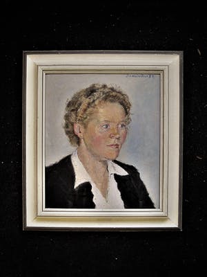 Niet of onleesbaar gesigneerd - Goed geschilderd portret van dame op leeftijd - gesigneerd Benedictus kopen? Bied vanaf 1!