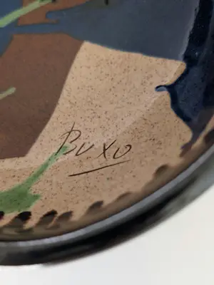 AcheterThomas Buxo - Studio Pottery schaal? Enchérissez de 25!