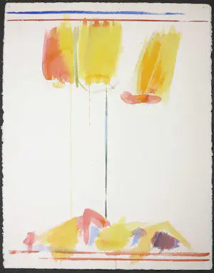 David van de Kop - Aquarel, Zonder titel kopen? Bied vanaf 50!