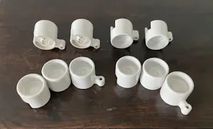 Ehlen Johansson - 10 MODULAIRE KERAMISCHE WAXINELICHTHOUDERS kopen? Bied vanaf 42!