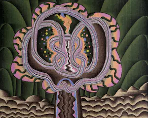 Shinkichi Tajiri - handgesigneerde computerprint | 'Zonder titel' | Tweeluik kopen? Bied vanaf 400!