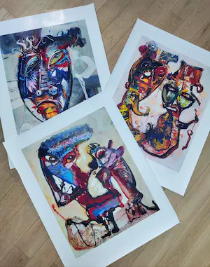 Jan te Wierik - Set van 3 zeefdrukken kopen? Bied vanaf 225!