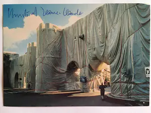 Christo - Wrapped Vestibule & Roman Wall --2 maal gesigneerd door Christo & Jeanne Claude kopen? Bied vanaf 145!