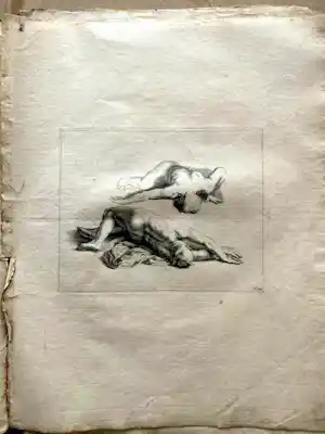 Abraham Bloemaert - Studie van het menselijk lichaam verkocht voor € 49!
