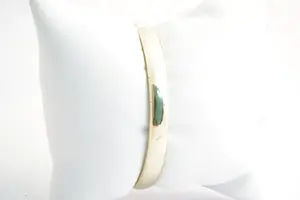 61- Zware en fraaie 14krt geel-gouden ovalen unisex "slaven" armband kopen? Bied vanaf 570!