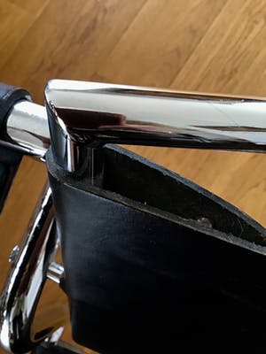 Le Corbusier - naar ,Fauteuil LC1 chroom met zwart leder kopen? Bied vanaf 250!