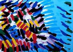 Karel Appel - Zeefdruk verkocht voor € 475!