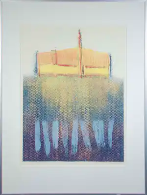 Herman Kuijpers - Litho, Zonder titel - Ingelijst verkauft für € 40!