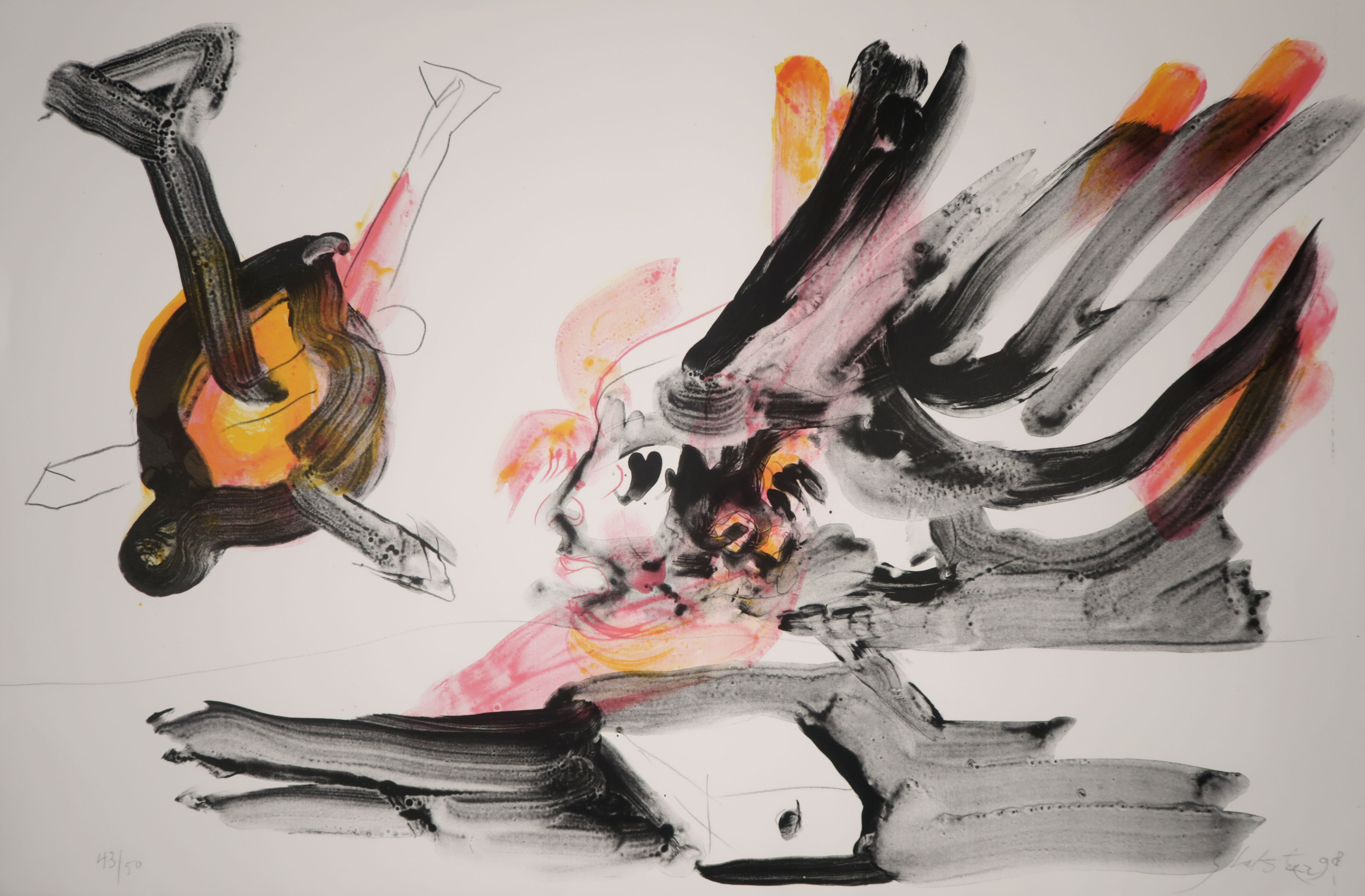 Ger Lataster - Litho, Z.T. (Groot) verkocht voor € 120!