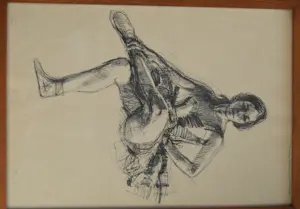 Jan Asselbergs - Zittende ballerina kopen? Bied vanaf 50!