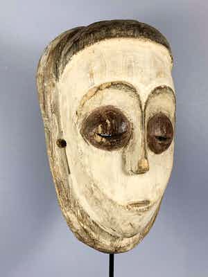 Dogon - 200606- Old African Tribal used mask from the Galoa - Gabon. verkocht voor € 45!