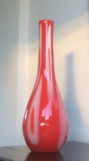 Niet of onleesbaar gesigneerd - DESIGN GLAZEN VAAS kopen? Bied vanaf 1!