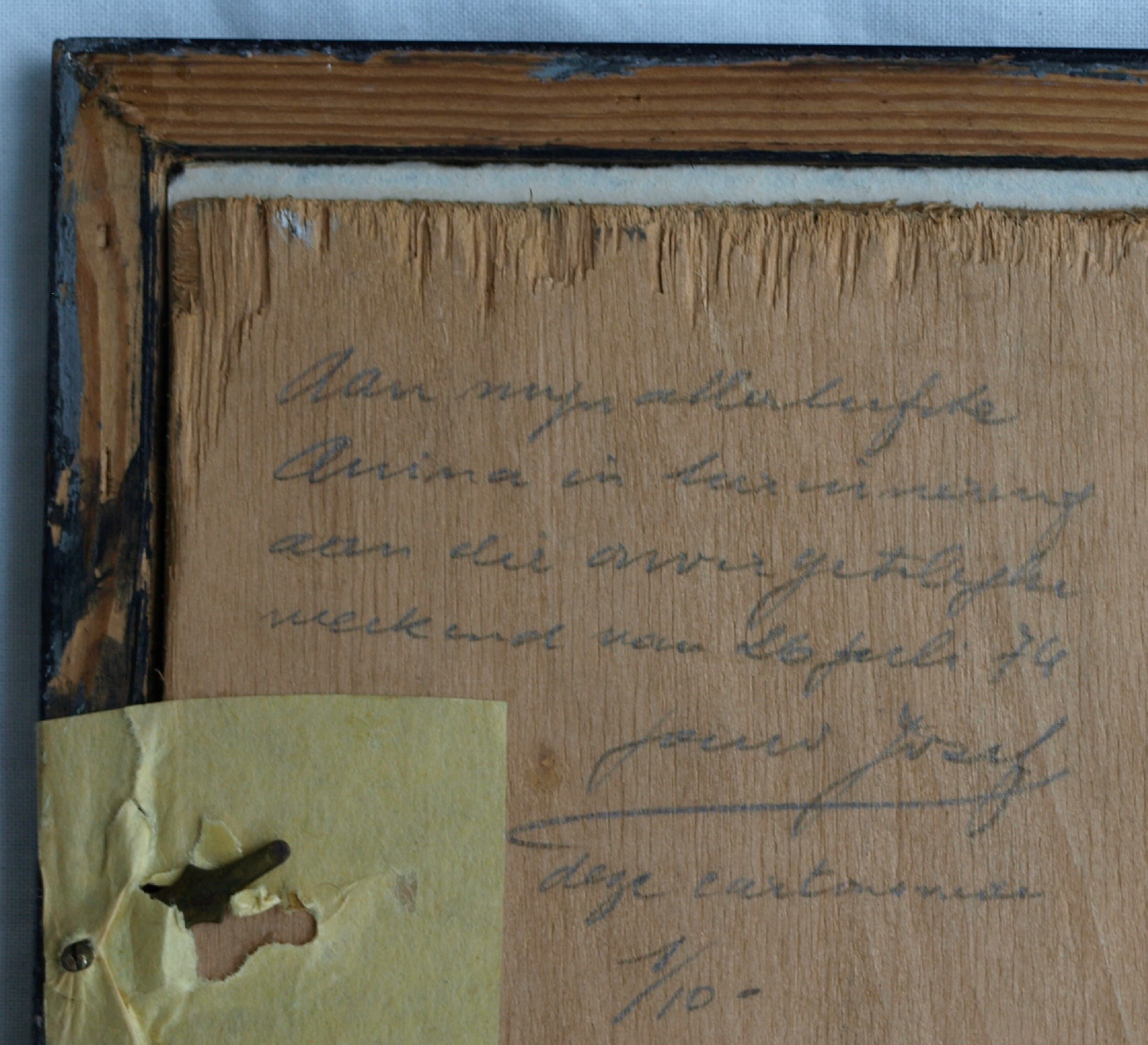 Jozef Bossaert - Kartonsnede , Kussend paar – ingelijst – 1974 kopen? Bied vanaf 15!