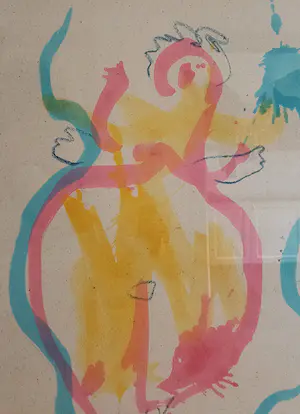 Anton Heyboer - Vrouw in abstractie kopen? Bied vanaf 210!