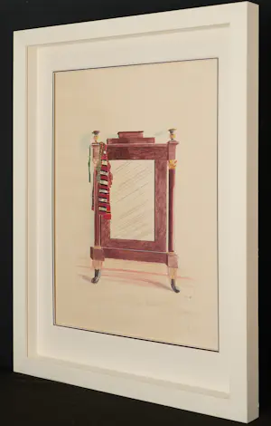 David Hockney - Gentlemen’s Dressing Room - met handgeschreven boodschap - fraai ingelijst kopen? Bied vanaf 3450!