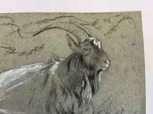 Anton Mauve (sr.) - Rustende geit kopen? Bied vanaf 110!