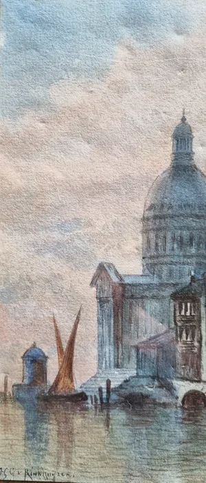 Hendrik George van Rinkhuyzen - Grand Canal Venetië kopen? Bied vanaf 40!