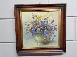 Gerhard Nesvadba - Stilleven met een Vaas met Klokjesbloemen kopen? Bied vanaf 95!