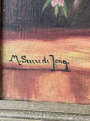 Maria Christina Jacoba Sterre de Jong - Bloemen stilleven in schaal kopen? Bied vanaf 10!