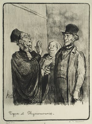 Honore Daumier - Ingelijste litho , spotprent advocatuur "Types Et Physionomies" kopen? Bied vanaf 40!