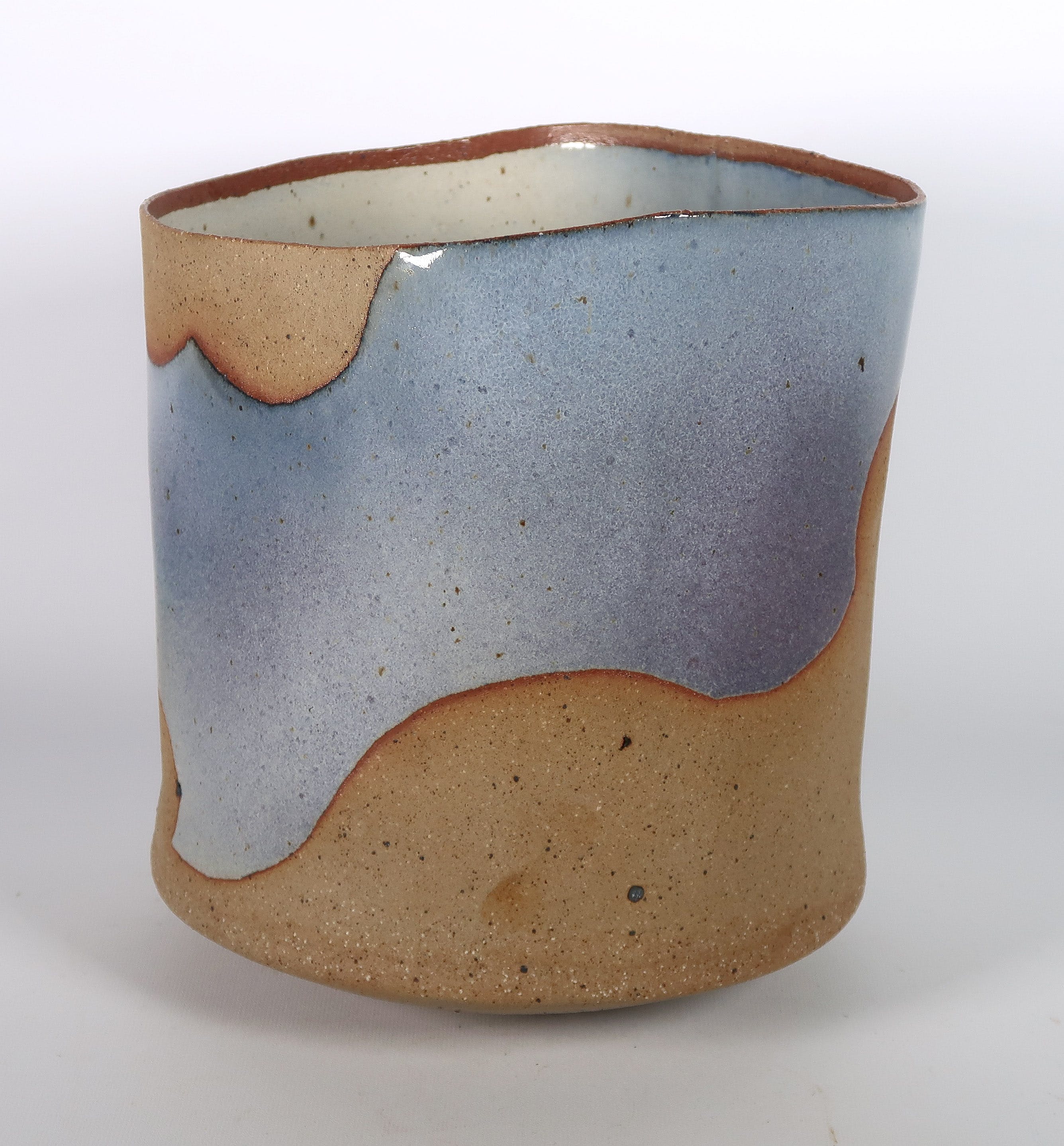 Johan van Loon - Keramiek, Blauw geglazuurde vaas kopen? Bied vanaf 40!