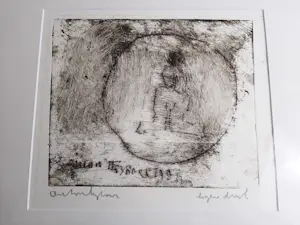 Anton Heyboer - Ets, titel Het Symbool van de onschuld. kopen? Bied vanaf 100!