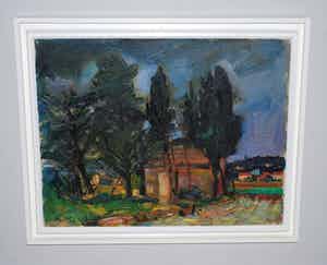 Guillaume Serpenti - Landschap - olieverf op doek verkocht voor € 275!