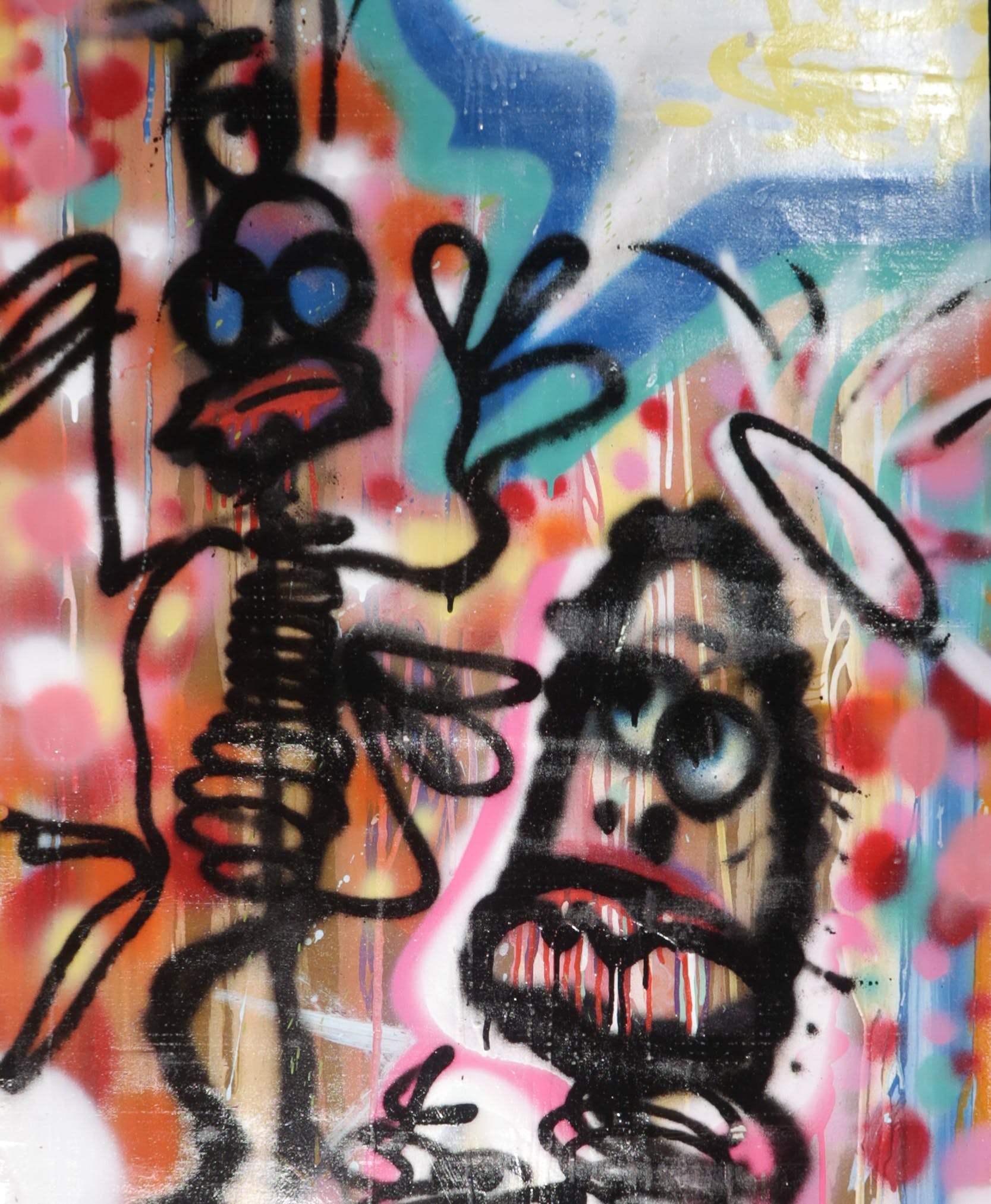 Lin Felton - Spuitbus op doek, The first to die wins kopen? Bied vanaf 400!