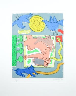 Corneille - Ets, Paradise II - Ingelijst kopen? Bied vanaf 1!