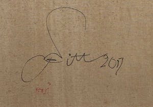 Franscz Witte - Olieverf op doek, Wervelwind kopen? Bied vanaf 1!