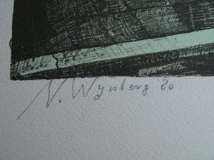 Nicolaas Wijnberg - Litho , Borsten – bijlage tijdschrift Petit No 4 - 1980 kopen? Bied vanaf 30!