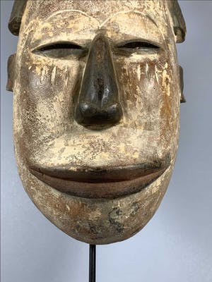 Ibibio - Tribal Used African Ibibio Mask - Nigeria. kopen? Bied vanaf 35!