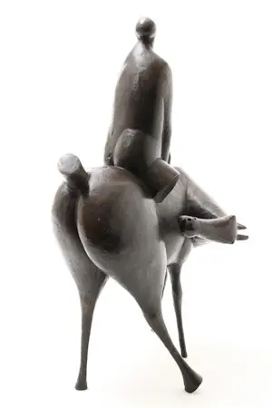 Peter Harskamp - Ruiter te paard. kopen? Bied vanaf 2350!