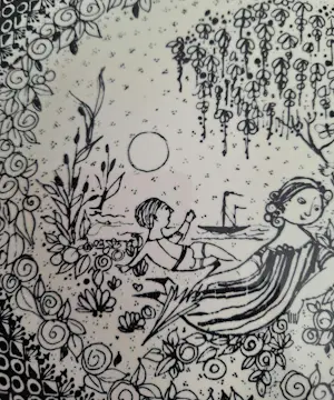 Bjorn Wiinblad - Nymølle , Wandbord (2) - Porselein - Lente en zomer kopen? Bied vanaf 59!