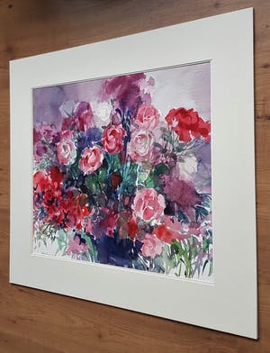 Hen Euverman - Bloemen stilleven kopen? Bied vanaf 26!