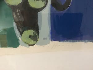 Piet Warffemius - Zeefdruk, Zwarte maan - Ingelijst kopen? Bied vanaf 40!