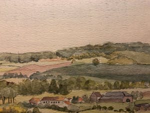 Niet of onleesbaar gesigneerd - Landelijke, panoramische uitzicht kopen? Bied vanaf 1!