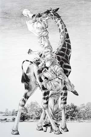 Peter Vos - Gevoelens, litho verkocht voor € 250!