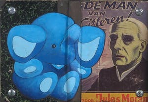 Jan Bollaert - Gemengde techniek op kaft, De man van gisteren - Ingelijst kopen? Bied vanaf 40!