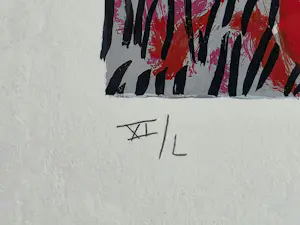 Corneille - Tuin der Lusten / Jardin des Delices XXL Groot - Handgesigneerd - 1991 - 11/50 kopen? Bied vanaf 1850!